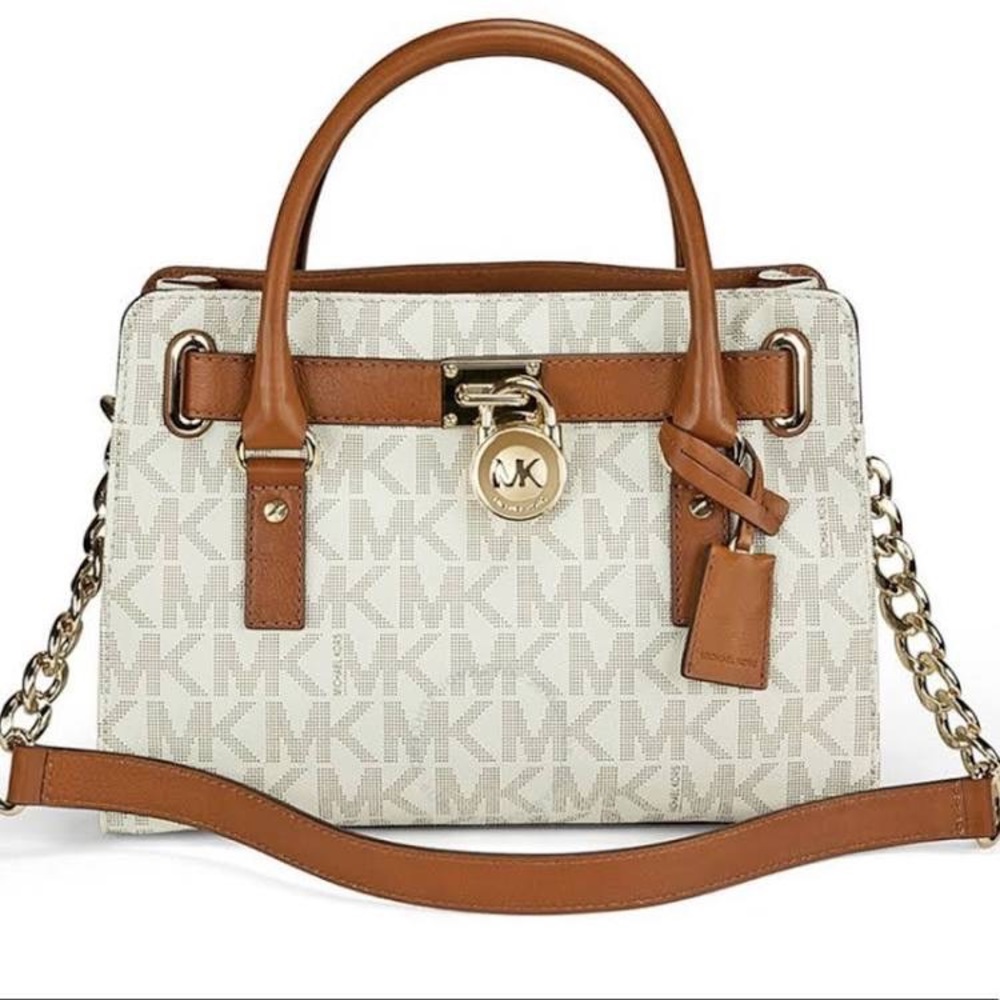 Michael Kors Hamilton Large Vanilla Tote